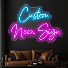 Custom Neon Sign - Personalized LED Light with USB Power, Dimmable Brightness, Neon-like Glow for Home, Bar, Cafe, Wedding, Birthday, Christmas, Halloween Decor - Easy Installation with Button Control - Perfect Gift for Businesses & Events