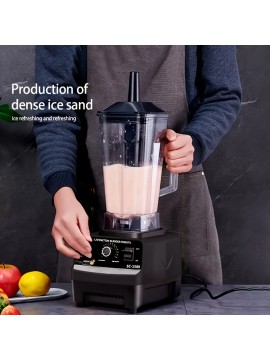 Automatic Self-Cleaning Juicer & Ice Crusher - 110V Black, Multi-Functional Food Processor with Non-Slip Base, Easy to Clean, No Residue, Perfect for Smoothies, Slushies, and Fresh Fruit Juice, Kitchen Appliance, Sleek Appliance, Durable Plastic