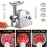 Meat Mincer - Electric Meat Grinder Household Multifunctional Mincer Sausage Stuffer Food Processor US 110V White