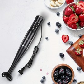 110V 400w Multifunctional Electric 2-Speed HandHeld Food Stick Blender with SUS304 2-leaf Blades, Immersion Hand Blender for Kitchen, Electric Hand Mixer for Soup Smoothie Sauces Food Milkshake Puree, Compact Kitchen Appliance, Versatile Kitchen Tool