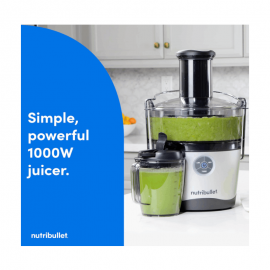 NutriBullet Juicer Pro Centrifugal Juicer Machine for Fruit, Vegetables, and Food Prep, 27 Ounces/1.5 Liters, 1000 Watts, Slow Masticating Juicer Machine, Juicer Machines Vegetable and Fruit, Portable Juicer