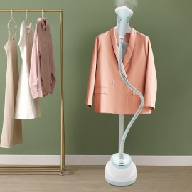 Garment Steamer for Clothes - Standing Flat Hanging Ironing, 1 Hour Continuous Steam, 25s Fast Heating, All Fabric Types, with Ironing Board & Gloves, Home Steaming, Compact Design, Spacesaving Appliance, Highquality Materials, Durable Construction, Steam Iron, Home Users, Busy Professionals