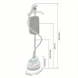 Garment Steamer for Clothes - Standing Flat Hanging Ironing, 1 Hour Continuous Steam, 25s Fast Heating, All Fabric Types, with Ironing Board & Gloves, Home Steaming, Compact Design, Spacesaving Appliance, Highquality Materials, Durable Construction, Steam Iron, Home Users, Busy Professionals