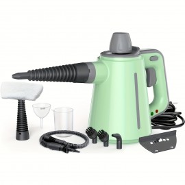 Steam Cleaner, Handheld Pressurized Steamer for Home Use, Multi-Surface Cleaning with 10 Accessories & Safety Lock, Deep Cleans Floor, Grout, Upholstery, Car And Grease, Deep Cleaning Device, Grease Removal Tool, Lightweight Steamer, Compact Steamer, Highpressure Cleaning, Sturdy Build, Cleaning Accessory Set, Pet Owners, Busy Households