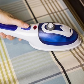 [2-in-1 Steam Iron] ESUPER 2-in-1 Travel Steam Iron | Portable, Adjustable Temperature, 800W High-Pressure Garment Steamer | Compact Design, Durable ABS Plastic, No Battery Needed, 110V-130V, US Plug, Perfect for Home & Travel Use