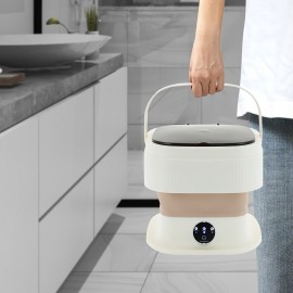 Portable Mini Washing Machine: Foldable, Lightweight & Space-Saving For Home & Travel