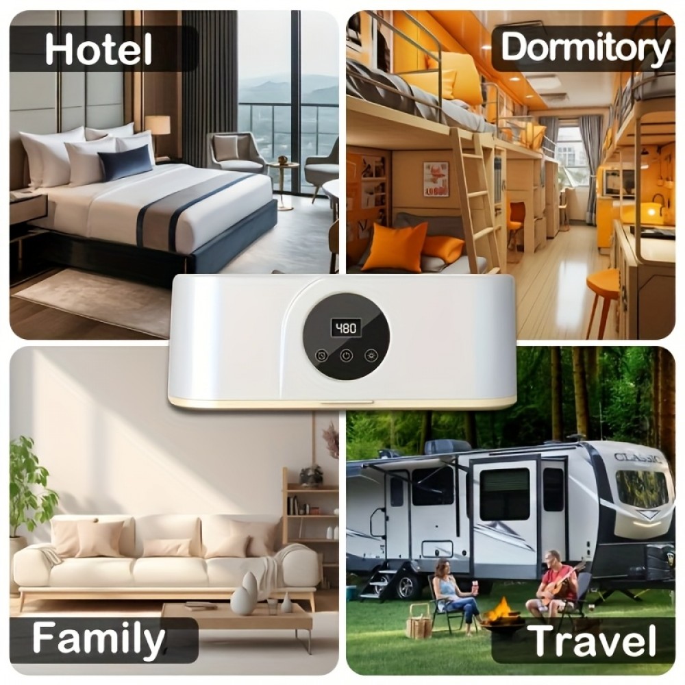 Upgraded Portable Clothes Dryer with Timer Function - Compact and Convenient Drying Solution for Apartments, Dorms, RVs - Quick & Easy Mini Dryer with Drying Bags, Suitable for Delicate Garments