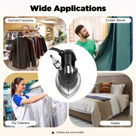 Gravity Feed Steam Industrial Electric Iron 5-Speed Regulation With 3L Tank 110V