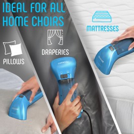 Travel Size Compact Travel Garment Steamer for Clothes to Go and Home Safe for Any Fabrics - Portable Handheld Steamer Powerful Steam Generator Iron for Clothes Best for Travel, 110V