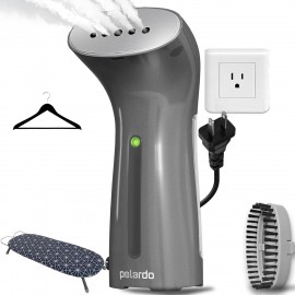 Travel Size Compact Travel Garment Steamer for Clothes to Go and Home Safe for Any Fabrics - Portable Handheld Steamer Powerful Steam Generator Iron for Clothes Best for Travel, 110V
