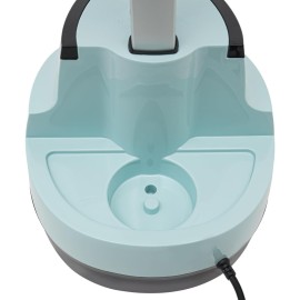 Professional 1350W Standing Garment Steamer with Ironing Board & Hanger - 45-Second Wrinkle Remover, 54.1oz Large Steam Iron for Clothes, Adjustable Height (Up to 4.85ft), Heavy-Duty Corded Steam System ( Plug, 110V)