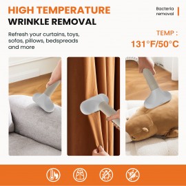 1500W Powerful Garment Steamer for Clothes Standing, Clothes Steamer Standing with Wheels, 1.7L Water Tank for 55 Min Continuous Steaming, Professional Wrinkle Remover Heats in 45 Seconds