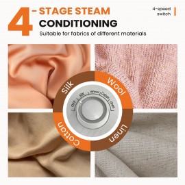 1500W Powerful Garment Steamer for Clothes Standing, Clothes Steamer Standing with Wheels, 1.7L Water Tank for 55 Min Continuous Steaming, Professional Wrinkle Remover Heats in 45 Seconds