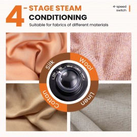 1500W Powerful Garment Steamer for Clothes Standing, Clothes Steamer Standing with Wheels, 1.7L Water Tank for 55 Min Continuous Steaming, Professional Wrinkle Remover Heats in 45 Seconds