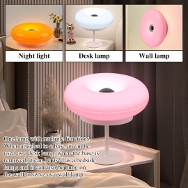 LED Table Lamp with USB Charging, 3 Color Temperature (Warm/Neutral/Cool), Touch Control, Rechargeable Battery, Modern Design, for Living Room, Bedroom, Office, Party - Ideal Gift, Bedroom Lighting, Contemporary Lighting, Ambient Lighting